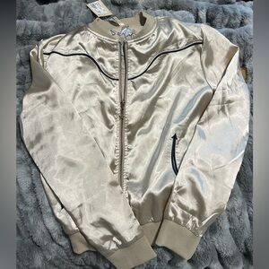 Roper Cream Bomber Jacket